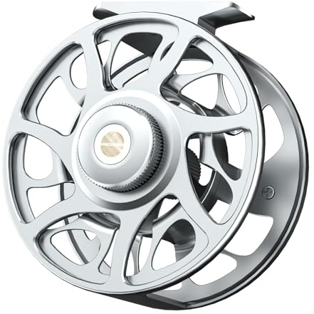 Ashconfish Fly Fishing Reel CNC-Machined Aluminum Alloy Fly Reel with 2+1BB Anti-Corrosion Bearings Ultra-Smooth Drag System & Ergonomic Design for Ultimate Performance