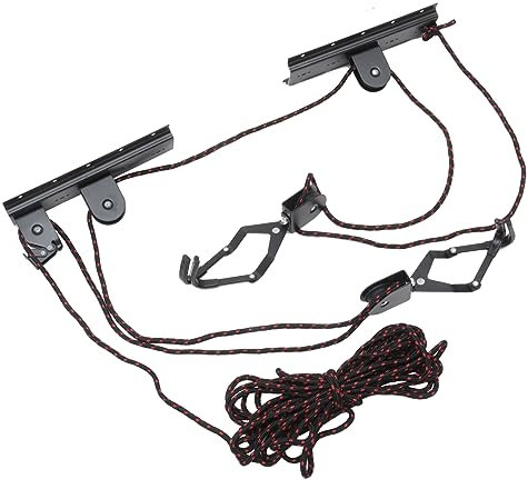 Sosoport Vélo pour Garage Plafond Plafond Support À Vélos Rangement Garage Rangement Ascenseur Support Kayak