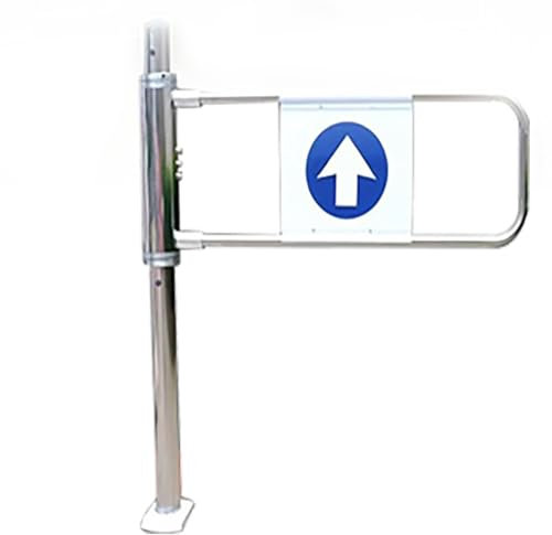 Hoiaost Puerta Batiente Metálica Seguridad En La Entrada Supermercados, Puerta Batiente Seguridad con Resorte, Puerta Cierre Automático para Bibliotecas, Puerta De Seguridad Unidireccional,70cm-Right
