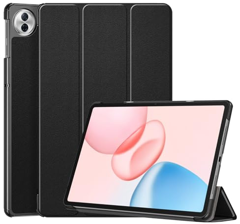 ATOOZ Case for Honor Pad 10 /Pad 20 /Pro 12.1 2025 2026 Tablet, Black | Ultra Thin, Hard Back, Built-In Stand, Shockproof Protective, Folio Cover