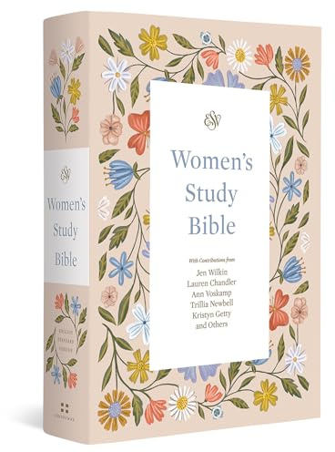 ESV Women's Study Bible (Hardcover, Blush Wildflower Design)