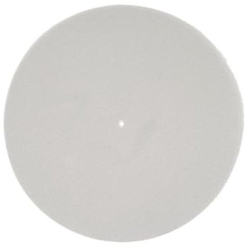 TXLEAPEY 7/10/12inch Anti-Static Slipmat Felt Record Mat LP Vinyl Record Player Pad for Phonograph Turntable(12inch 3MM White)
