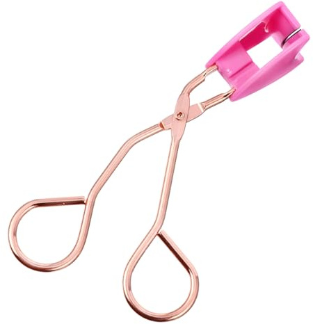 ABOOFAN Magnetische Wimpernzange aus Edelstahl mit Natürlicher Biegung und Einfachem Griff Rosa Make Up Werkzeug für Präzises Styling und Langanhaltenden Effekt