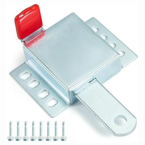 Heavy Duty Garage Door Lock Featuring Galvanized Steel for Strength and Resistance Suitable for Both Left and Right Installations