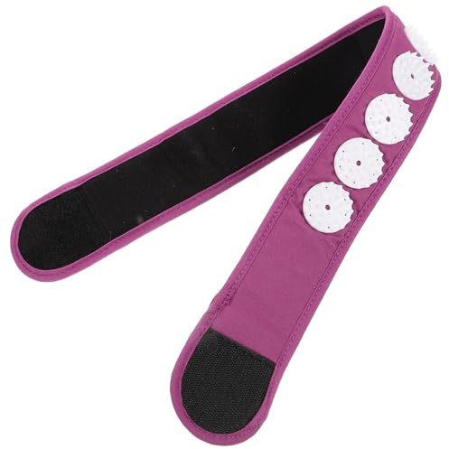 SILENRADAWN Shakti Stirnband Akupressur Kopfband aus Abs und Polyester für Nackenmassage Zubehör und Massagezubehör Leichtes Modisches Stirnband für Täglichen Gebrauch bei Yoga und Meditation