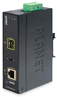 Planet IGTP-805AT network media converter 2000 Mbit/s 1310 nm Black