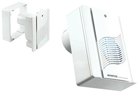 Manrose 4 CRCHTP Continuous Extractor Bathroom Fan Pull cord, Humidity & Timer - Continuum Centrifugal Fan