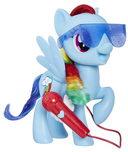 Hasbro E1975100 - Großartig singende Rainbow Dash Puppe, mit Sprach- und Soundfunktion