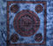 Überwurf, Grande Orient, 100 % Baumwolle, bedruckt, 210 x 240 cm, Blau