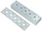 KOTARBAU® Le piastre di giunzione piatta, 145 mm x 40 mm, piastra forata zincata, colore argento, connettore per legno, per interni ed esterni, piastra forata in acciaio(10)