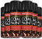 Classic Signature: - 6 x Coal High Temperature Spray Paint 400ml, Stove Up To 600°C, Engine Exhaust Adhesion, Heat Resistant Wood Burners, BBQ Grill