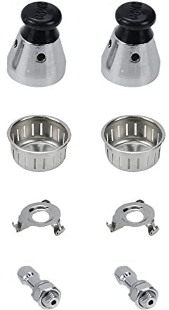 S SYDIEN 2Pcs Universal Cooker Relief Jigger Valve Replacement Regulator Weight Pressure Control 80KPA