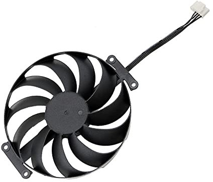 RAKSTORE FDC10U12D9-C T129215SU - Tarjeta gráfica de 95 mm para ventilador ASUS RTX 3050 RTX 3060 PHOENIX Quiet Cooler Fan