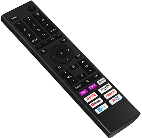 ALLIMITY ERF3C80H Sostituisci vocale Telecomando adatto per Hisense QLED ULED TV H50A7GQ H55A7GQ H65A7GQ 43A7GQTUK 50A7GQTUK 55A7GQTUK 65A7GQTUK 75A7GQTUK
