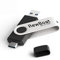 Clé USB type C 64 Go 2 en 1 OTG USB 3.0 + USB C Memory Stick Téléphone Stockage Externe Pouce Jump Drive Jump Drive Haute Vitesse Transfert de Données pour Smartphone Android, Tablettes, PC