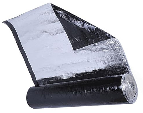 Self-Adhesive Sheds Roofing Felt, Asphalt Roof Shingles Repair Tape, Roof Protector Underlayment Roll, Flashing Tape For Roofs, Waterproofing Roof Cladding (Size : 0.5x1m)