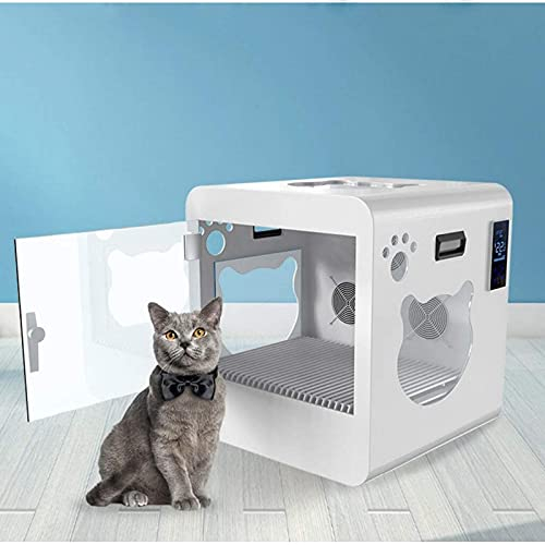 Caja de Secado automática para Mascotas, secador doméstico para baño de Perros, secador de Pelo para Perros pequeños y Gatos