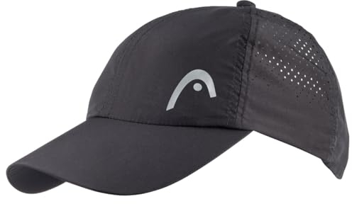 HEAD Unisex-Youth Kids Pro Player Cap, schwarz, One Size