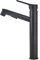 Mitigeur extractible pour lavabo, robinet de cuisine, mitigeur avec douchette extractible, mitigeur de lavabo à levier unique, robinet de cuisine, robinet de salle de bain avec extensible noir, grand