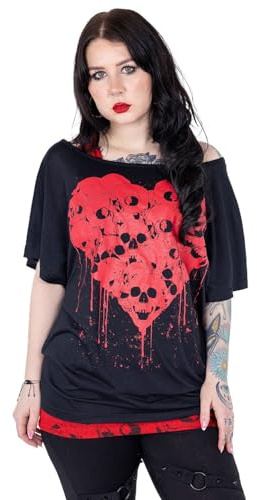 Heartless Top Skull Heart 2 teilig Tank Shirt Herz Totenkopf Racerback Oberteil