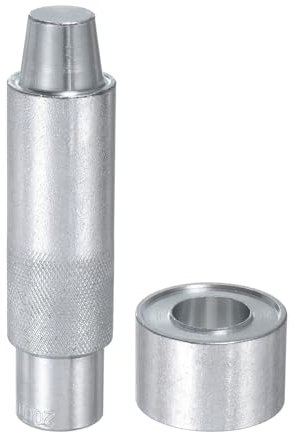 QUARKZMAN Outil de Poinçonnage de Trous à Œillets en Acier 45# de 20 mm avec Base pour Installer les Œillets Dans les Tissus, Vêtements, Artisanat et Sacs