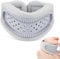 Yirochan Neck Brace for Neck Pain and Support - Silicone Foam Cervicorrect Neck Brace, Adjustable Neck Support Brace Breathable Cervical Collar for Sleeping Relieving Spinal Pain and Pressure (Grey)