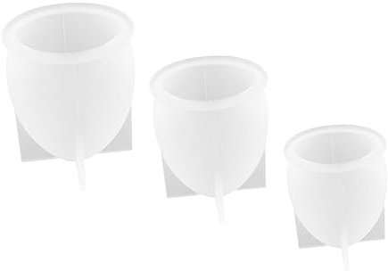 SHOWERORO 3pièces Moules Silicone Œuf Pour Artisanat Diy Moules Œuf Pour Créations Époxy Et Balle