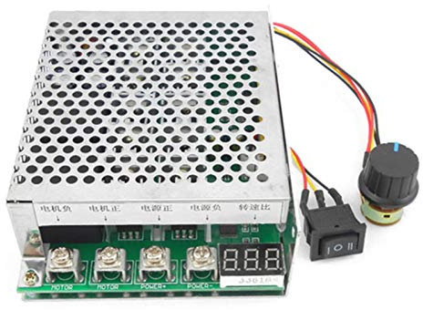 reamhome DC 10-55V 100A 3000W Motor Speed Controller Reversible PWM Control Forward and Reverse Controller
