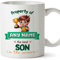MUGFFINS Son Mug - in English - Property of - Funny Gift - Ceramic 11oz Mug