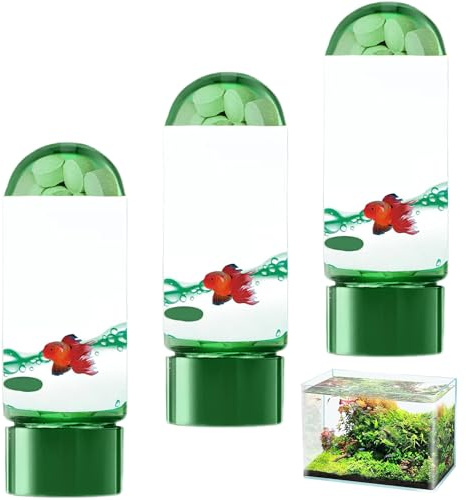 3 Flaschen Wasserreinigungstabletten Leistungsstarke Aquarium-Reinigungstabletten Fischfreundliche Jod-Wasserreiniger Multifunktionale Tankreiniger
