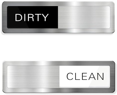 Magnete für Spülmaschine Clean/Dirty Sign, Clean Dirty Dishwasher Sign, Verwendet für Reinigung und Schmutz Erinnerungszeichen, Magnete Kühlschrank Modische Küchendekoration