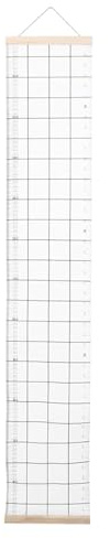 Jlobnyiun Messtabelle für die Wand, Höhentabelle für die | Wachstumsgrafik der Leinwand für Wand | Messen des Herrschers zum Aufhängen, wasserdicht, abnehmbar, Krippen-Dekoration