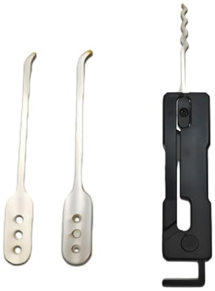 Türöffnungswerkzeug Anzug, Tragbar Lockpicking Set, Faltbar Lock Picking Tool Set, im Freien Schloss Knacken Set Geeignet für Anfänger und Professionelle Schlosser