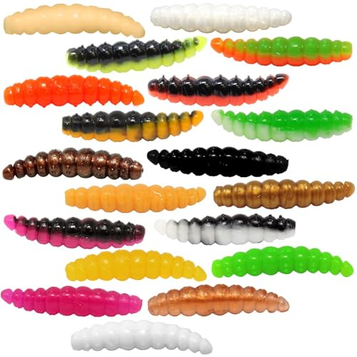 FTM Omura Baits Larvy Käse 4,5cm - 10 Gummiköder