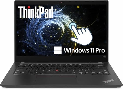 Lenovo Thinkpad T14s Gen 2 à écran Tactile Ordinateur Portable Professionnel, 14 Pouces FHD (1920 x 1080), Intel Core i5-1145G7, 8 Go RAM, SSD 512 Go, Clavier QWERTY, Windows 11 Pro (reconditionné)