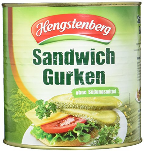 Hengstenberg Hengstenberg .sandwichgurken 2650ml, 1er Pack (1 x 2.65 l)