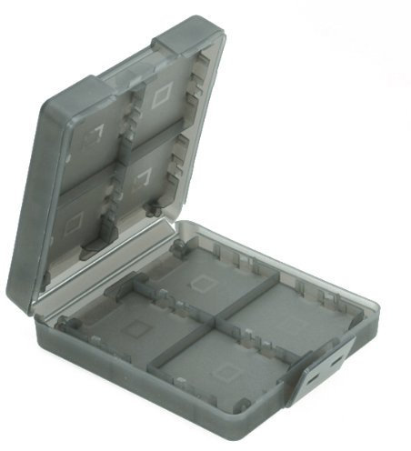 16-in-1 Video Game Memory Card Storage Case for Nintendo 3DS - Crystal Black
