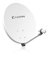 Cahors Parabole Satellite Fibre Composite Blanche SMC 70cm + LNB Single