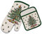 Spode – 2-teiliges Küchenset, passender Ofenhandschuh und Topflappen, Urlaubsdekoration (Spode Weihnachtsbaum-Kollektion)