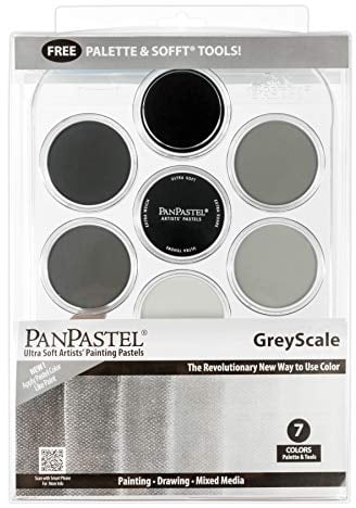 PanPastel Ultra Soft Artist Pastel Set 9Ml 7/Pkg-Grey Scale
