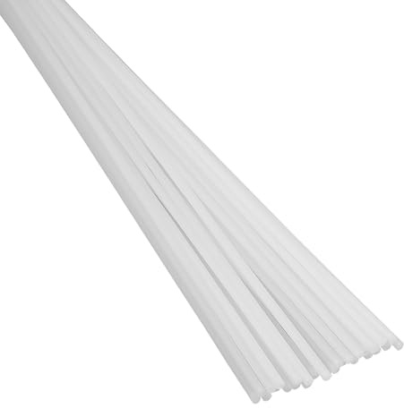 Tige de soudage en plastique polyéthylène haute densité (PEHD), diamètre 1/8 30 pi, naturel