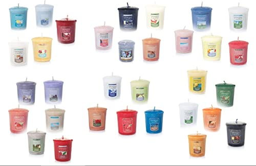 Yankee Candle Set di 5 Candele profumate e Colorate