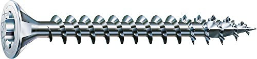 SPAX Vis universelle, 3,5 x 40 mm, 1000 pièces, T-STAR Plus, tête fraisée, filetage complet, 4CUT, WIROX A3J, 1191010350405