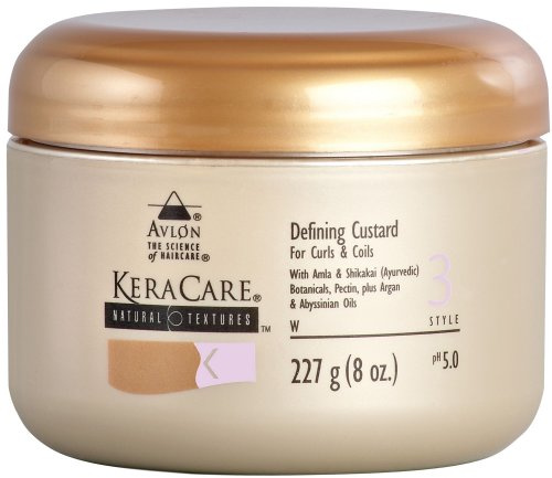 Keracare Natural Textures Defining Custard 8oz for curls & coils