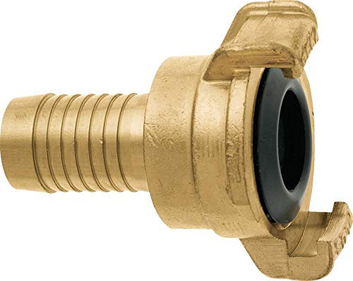 Geka 20104SB Schlauchstück 2000 1 Zoll MS drehbar 25 mm, Gold, 18 x 8 x 13 cm