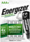 ENERGIZER Blister de 4 Accus Piles rechargeables HR03 Power Plus AAA 700mah