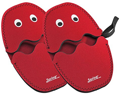 Spring 2094025602 Grips Griffschutz „Ghost“ 1 Paar, Andere, rot, 2 x 16,5 x 24,5 cm