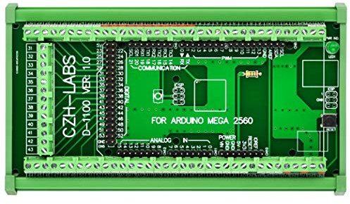 Electronics-Salon DIN Rail Mount Screw Terminal Block Adapter Module, for Arduino MEGA-2560 R3.