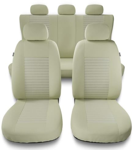 Mossa Housses siège adaptées pour Mercedes Classe C (1993- ) MD-7 | Coupé, Cabriolet, Break, Berline, W202, W203, W204, W205, W206