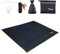 Azarxis Bâche Anti-Pluie Tarp Bivouac Toile de Tente Tapis de Sol Camping Bâche de Tente Auvent pour Randonnée Plage Pique-Nique (Noir, L - 240 x 220 cm)